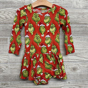 LS Bamboo Dress The Grinch 2T