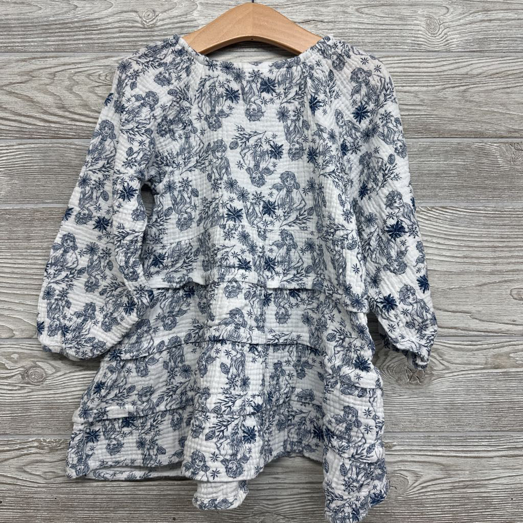 Tiered Muslin Dress Elsa & Anna 5t