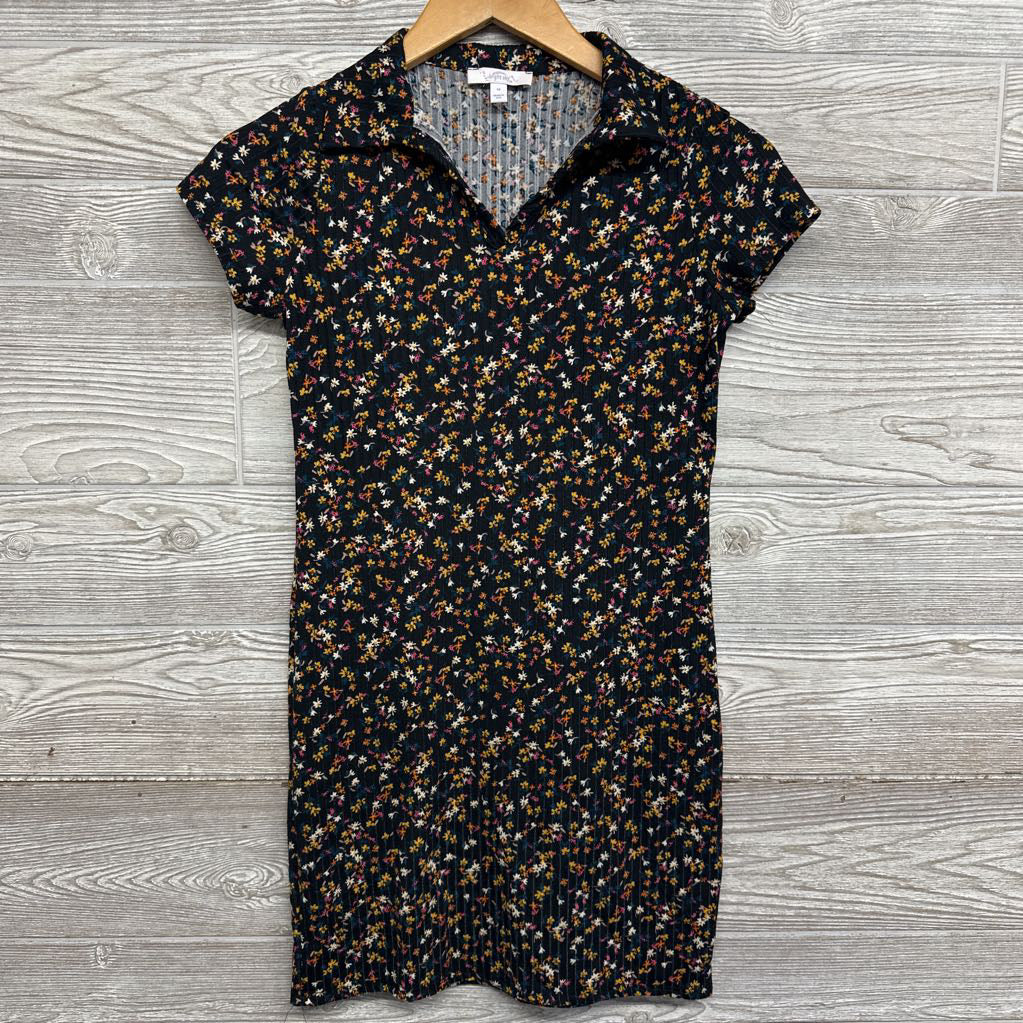Ribbed Polo Dress Flowers 16