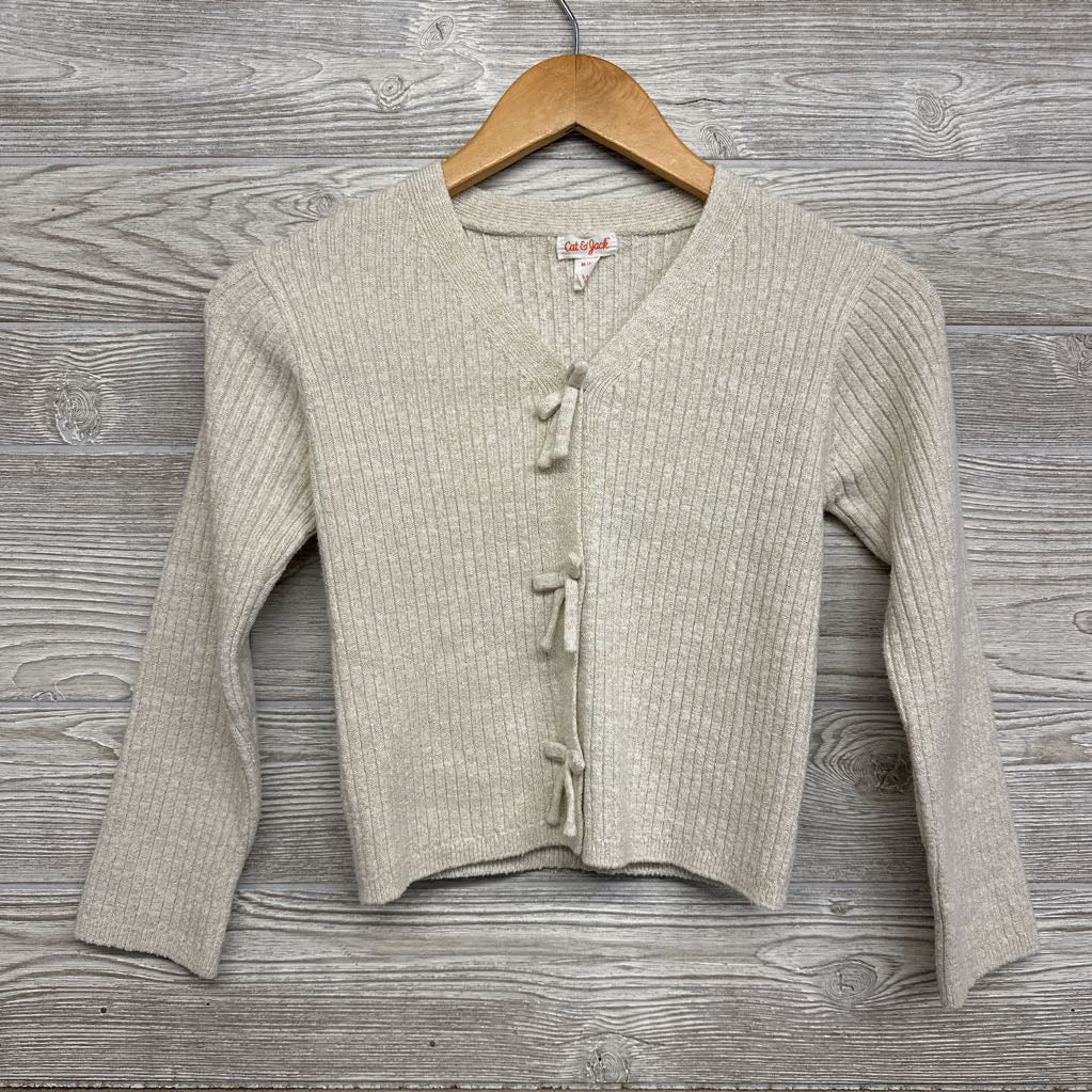 LS Ribbed Sweater Cardigan Bows 8