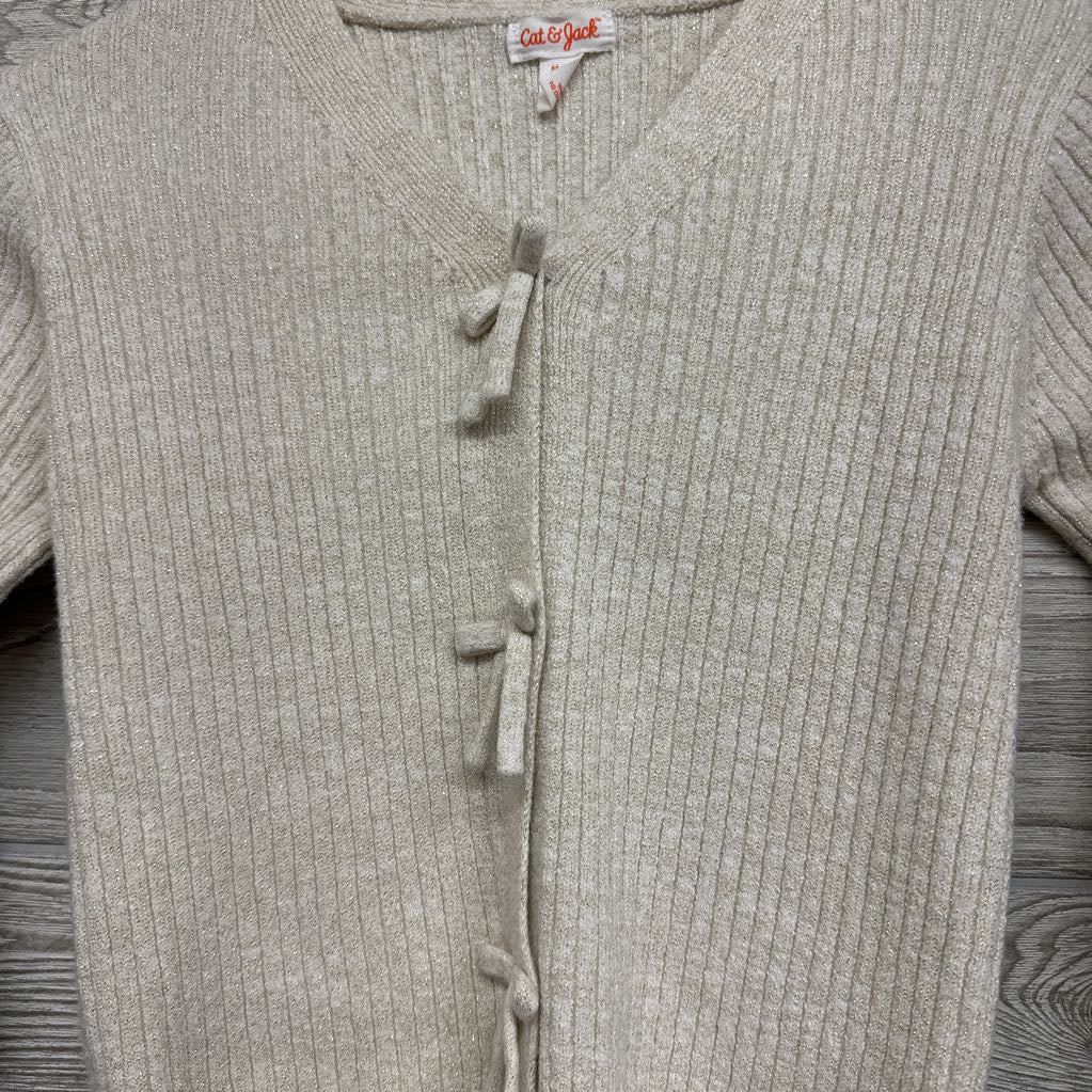 LS Ribbed Sweater Cardigan Bows 8