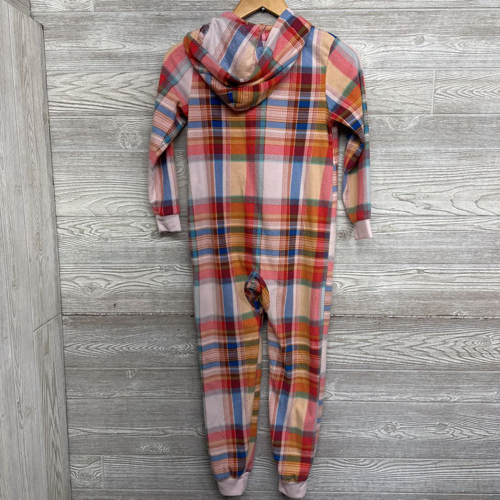 LS Plaid Fleece PJ Outfit W/ Hood 8