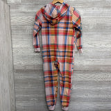 LS Plaid Fleece PJ Outfit W/ Hood 8