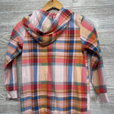 LS Plaid Fleece PJ Outfit W/ Hood 8