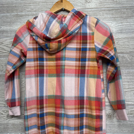 LS Plaid Fleece PJ Outfit W/ Hood 8