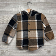 Fleece Button Up Plaid Shirt 18-24M