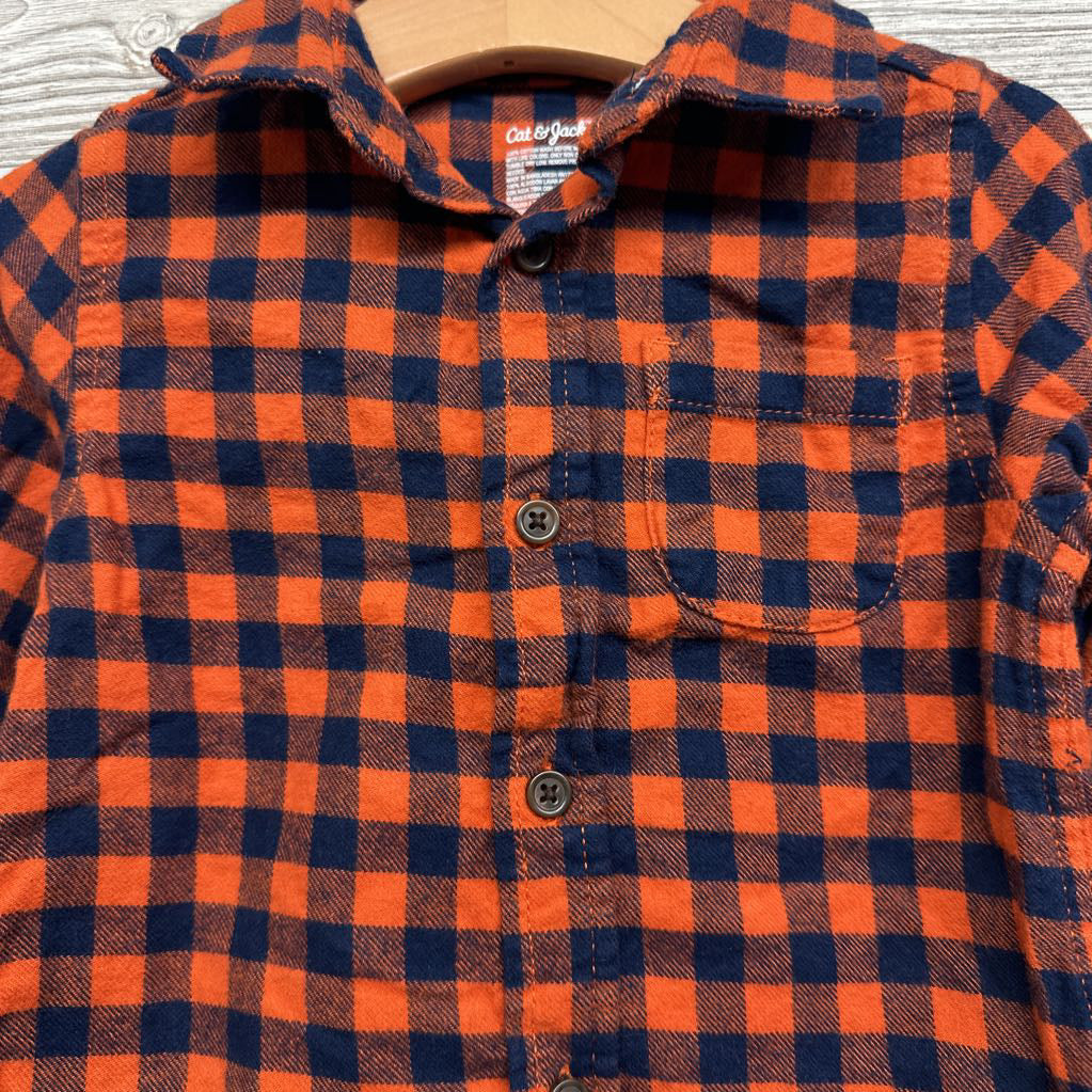 Gingham Button Up Shirt 2t
