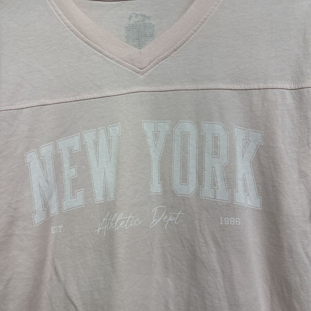 Oversized V Neck Shirt New York 10-12