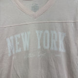 Oversized V Neck Shirt New York 10-12