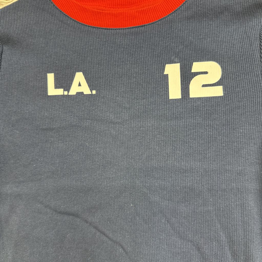 Ribbed Shirt L.A. 12 Side Stripes 10-12