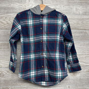 LS Plaid Button Up Shirt W/ Hood 4