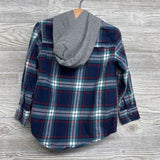LS Plaid Button Up Shirt W/ Hood 4