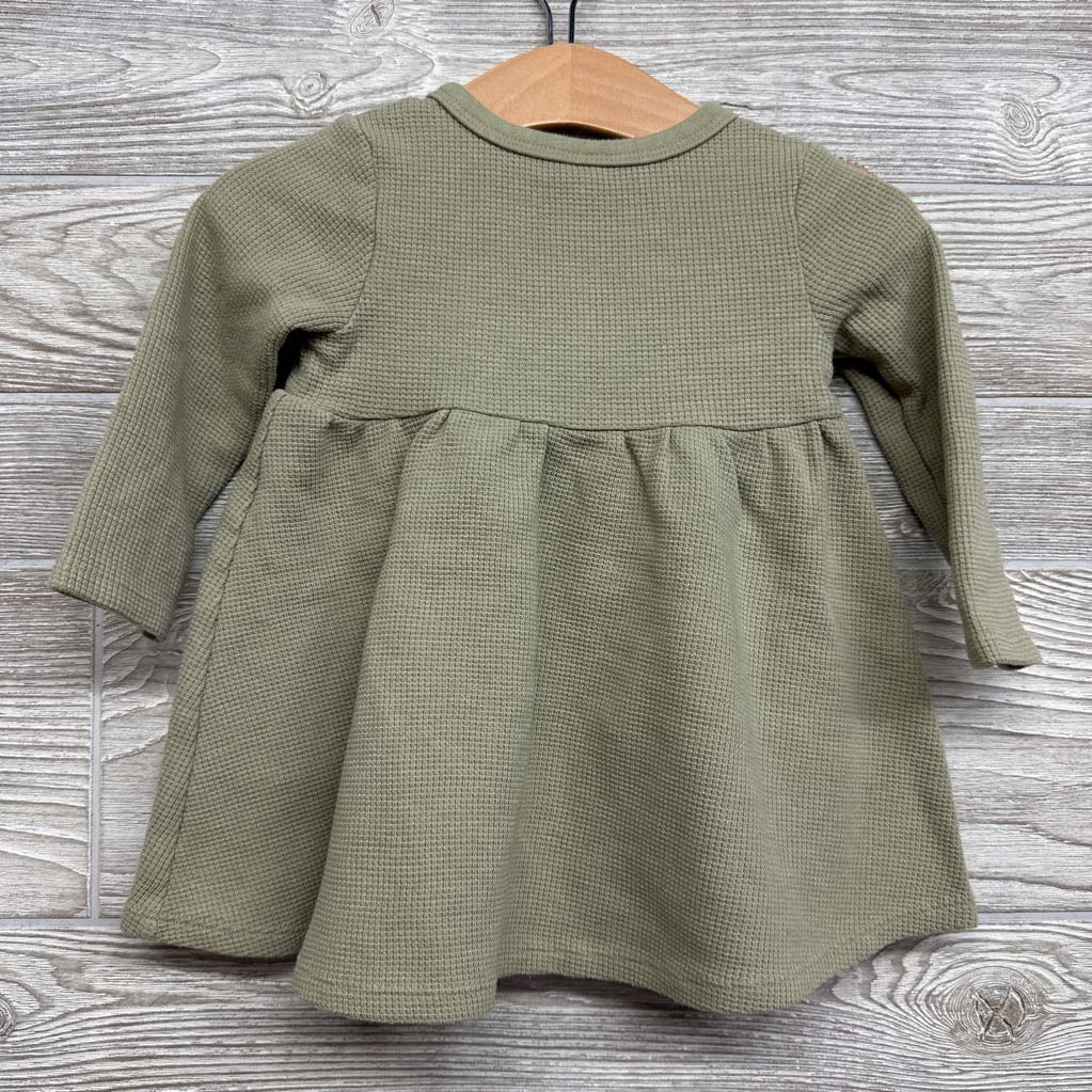 Waffle Knit Dress & Bloomers 12M