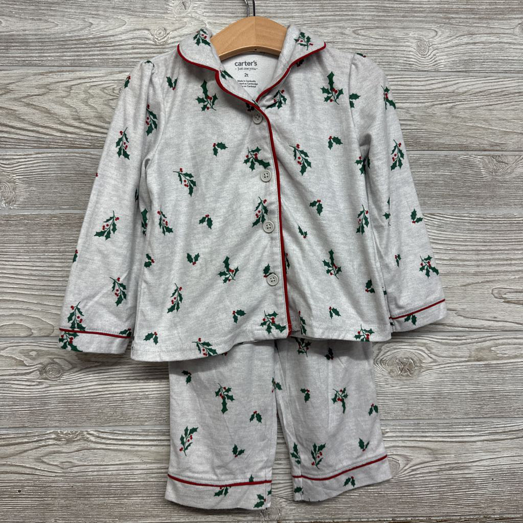 Button Up Pjs Holly 2t