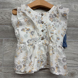 Tunic Shirt Flowers & Chambray Shorts Flowers 2t