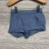 Tunic Shirt Flowers & Chambray Shorts Flowers 2t