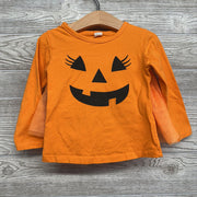 LS Shirt Jack O Lantern & Tulle Skirt 3-4