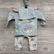 Stitch Shirt Welcome Tiny Cuddler, Pants & Hat 0-3M