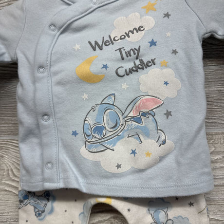 Stitch Shirt Welcome Tiny Cuddler, Pants & Hat 0-3M