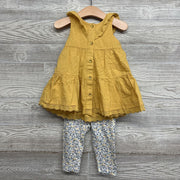 Tiered Tunic & Leggings Flowers 3t