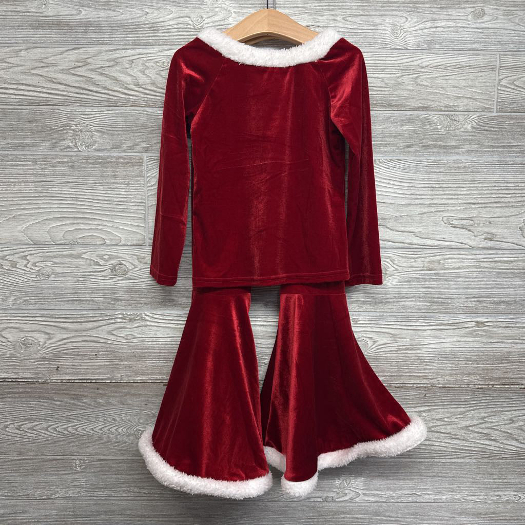 Santa Velour Shirt & Wide Leg Pants 4