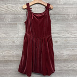 Tank Velvet Bubble Dress Bows 7-8