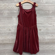 Tank Velvet Bubble Dress Bows 7-8