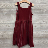 Tank Velvet Bubble Dress Bows 7-8