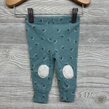 Sherpa Shirt, Ribbed Leggings Flowers & Headwrap 3-6M