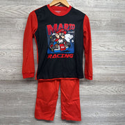 2 Pc Fleece Pjs Mario Kart 10-12