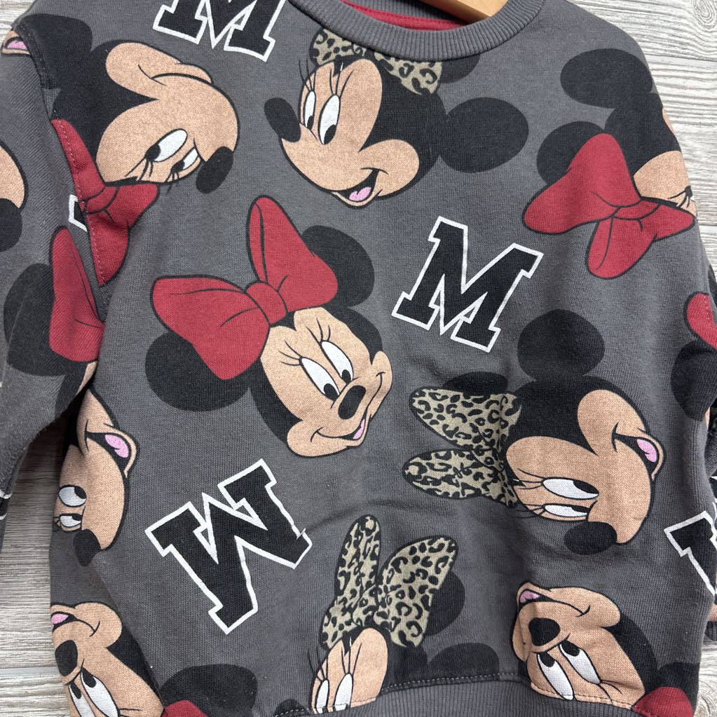Crewneck & Ribbed Pants Minnie Mouse 4t