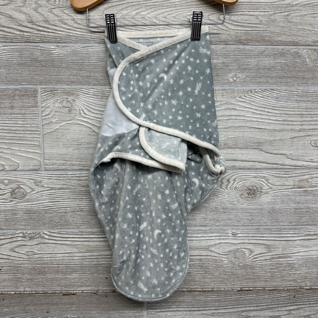 Minky Easy Change Swaddle Stars 0-3M