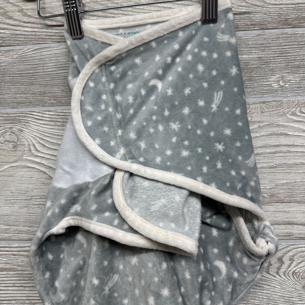 Minky Easy Change Swaddle Stars 0-3M