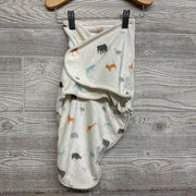 Minky Easy Change Swaddle Animals 0-3M