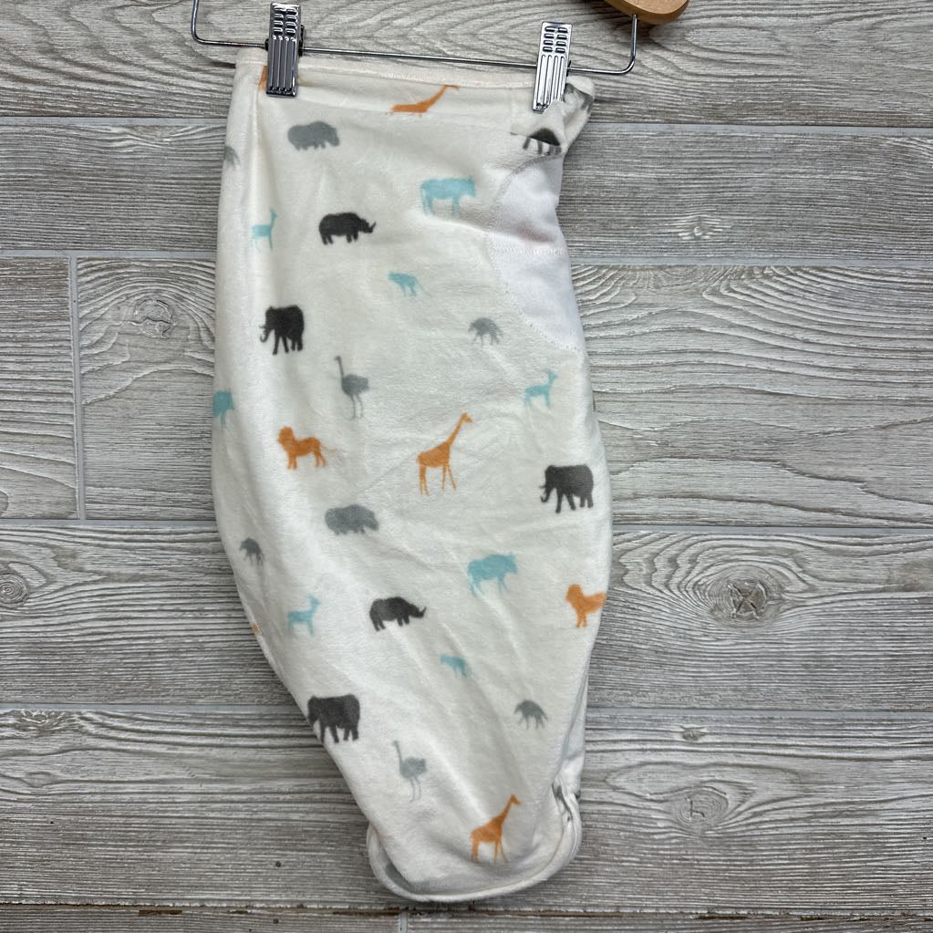 Minky Easy Change Swaddle Animals 0-3M