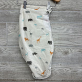 Minky Easy Change Swaddle Animals 0-3M