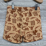 NEW Bamboo Shorts Wanted Western 4T