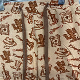 NEW Bamboo Shorts Wanted Western 4T