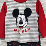 2 Pc LS PJs Mickey Mouse Stripes 4