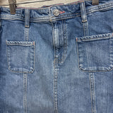 Denim Skirt Front Pockets 12