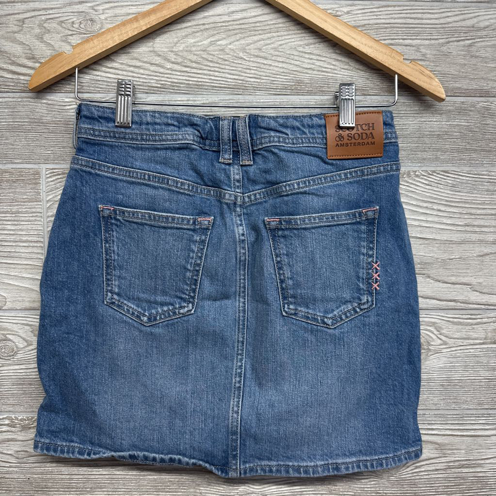 Denim Skirt Front Pockets 12
