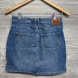 Denim Skirt Front Pockets 12