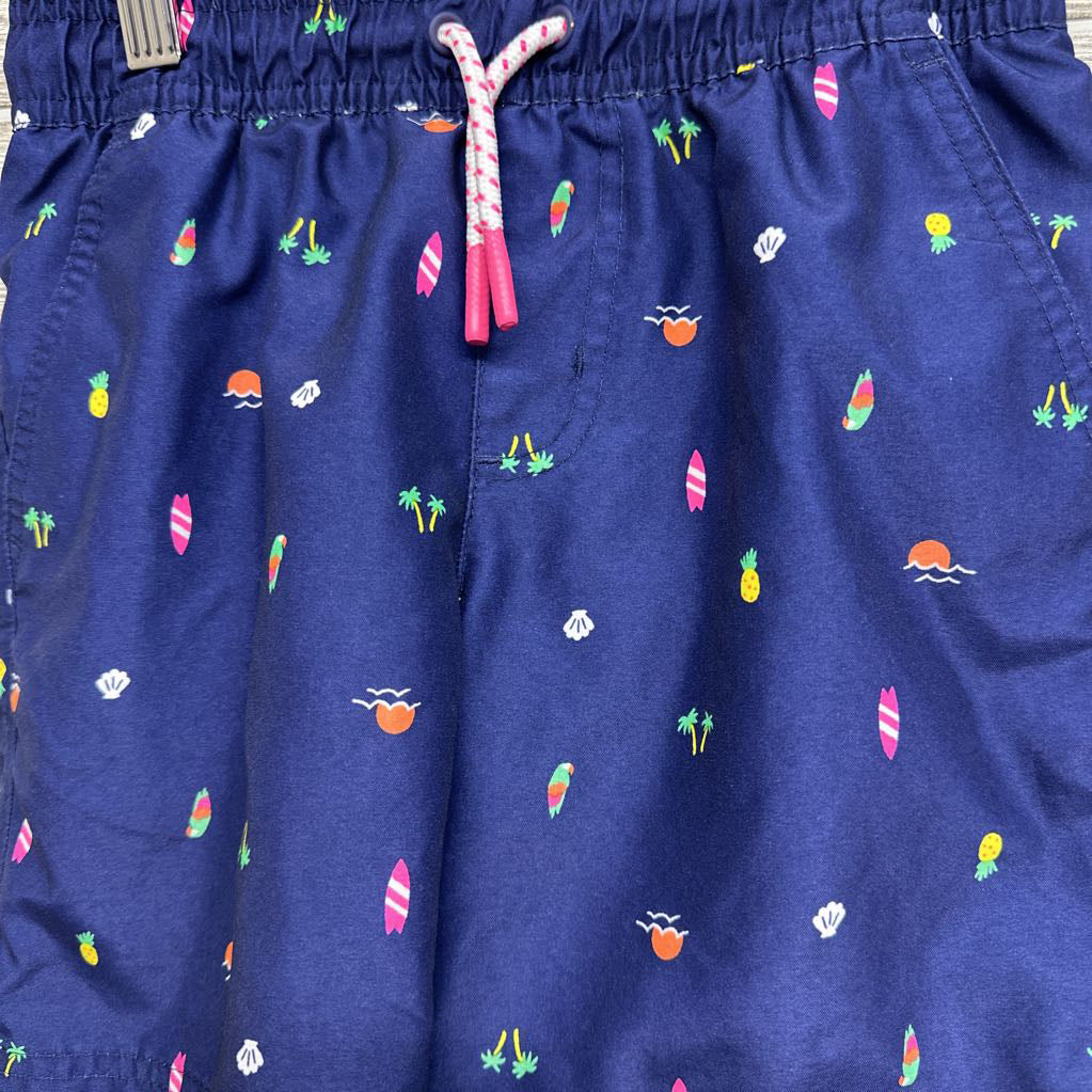 Drawstring Swim Trunks Surf Boards Pineapples 8