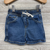Pull On Drawstring Denim Shorts 18M