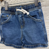 Pull On Drawstring Denim Shorts 18M