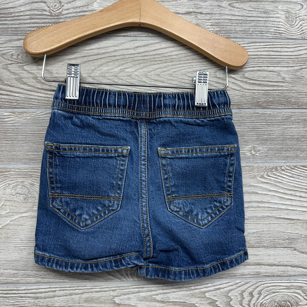 Pull On Drawstring Denim Shorts 18M