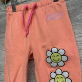 Drawstring Jogger Sweatpants Flowers 12-18M *