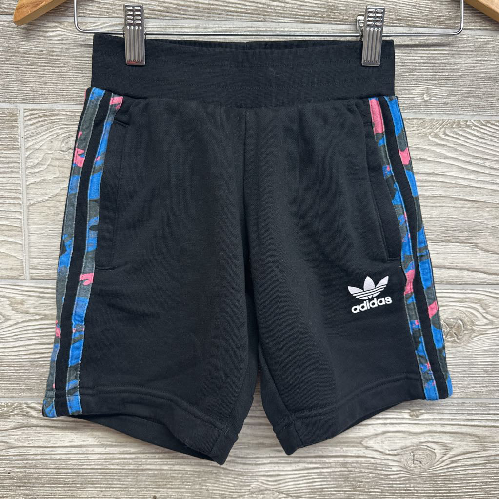 French Terry Logo Shorts Side Camo Stripes 7