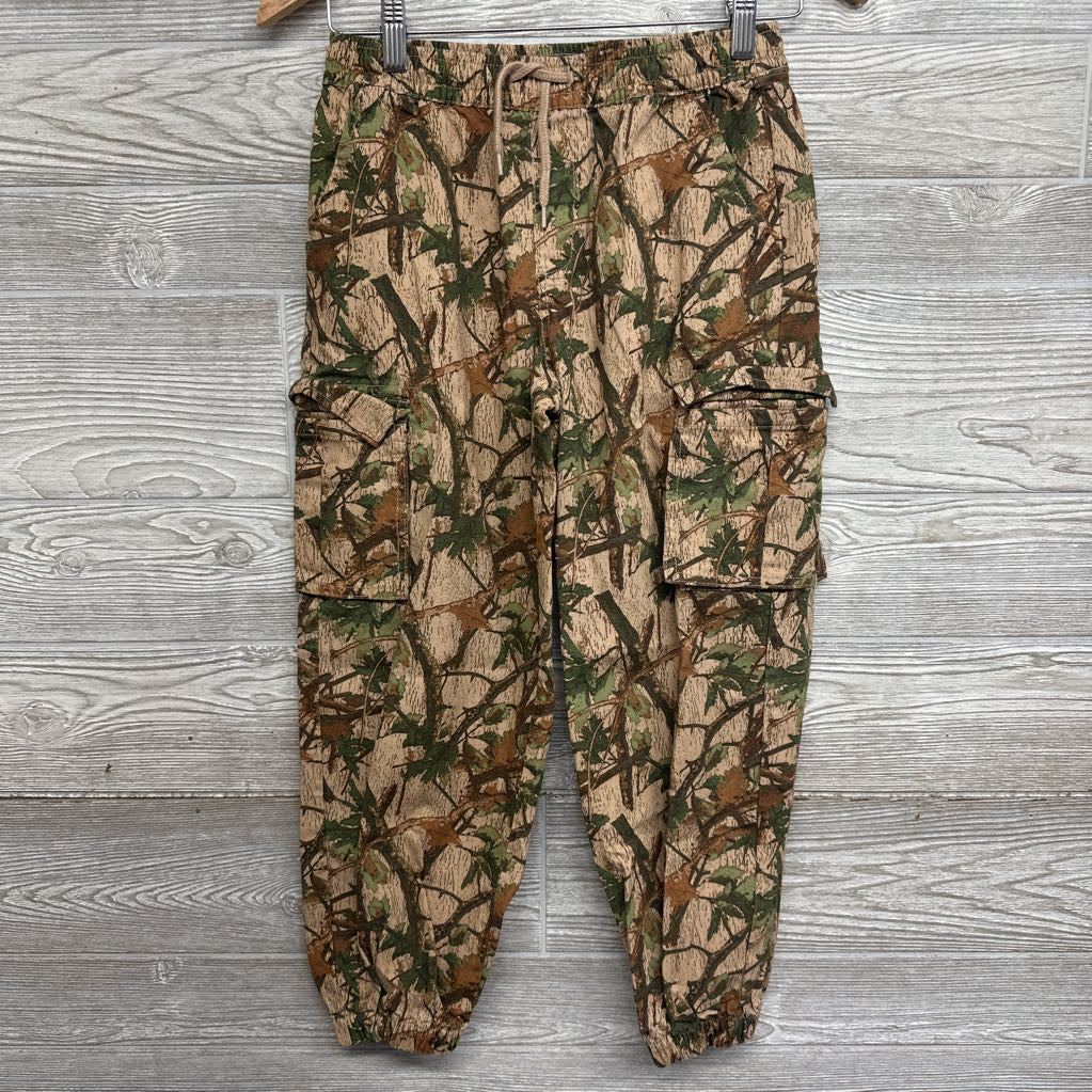 Drawstring Pull On Cargo Pants Camo 10