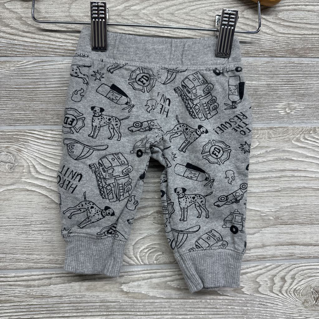 Bodysuit Hero To The Rescue & French Terry Joggers Fire Trucks 3M